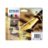 Epson 16 Multipack - pack de 4 - noir, jaune, cyan, magenta cartouche d'encre d'origine Epson - 1